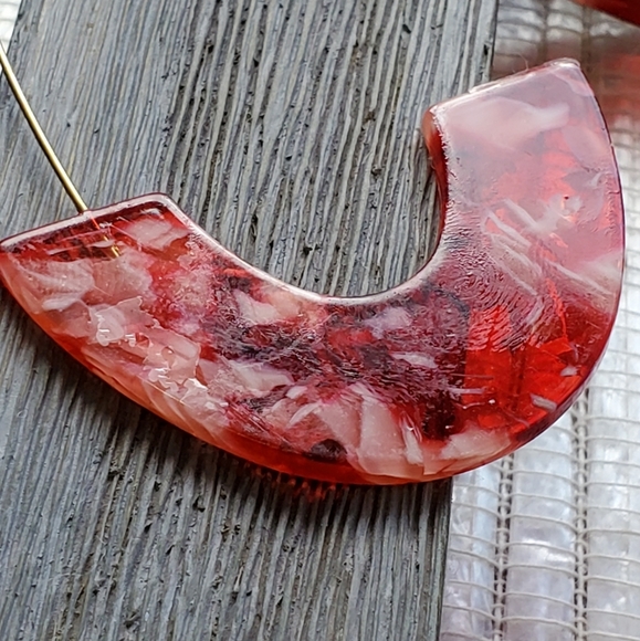 New fashion Wire Statement Acrylic Earrings - Picture 5 of 17